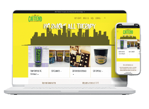 Caffiend4all, Website Re-design by Rey Design